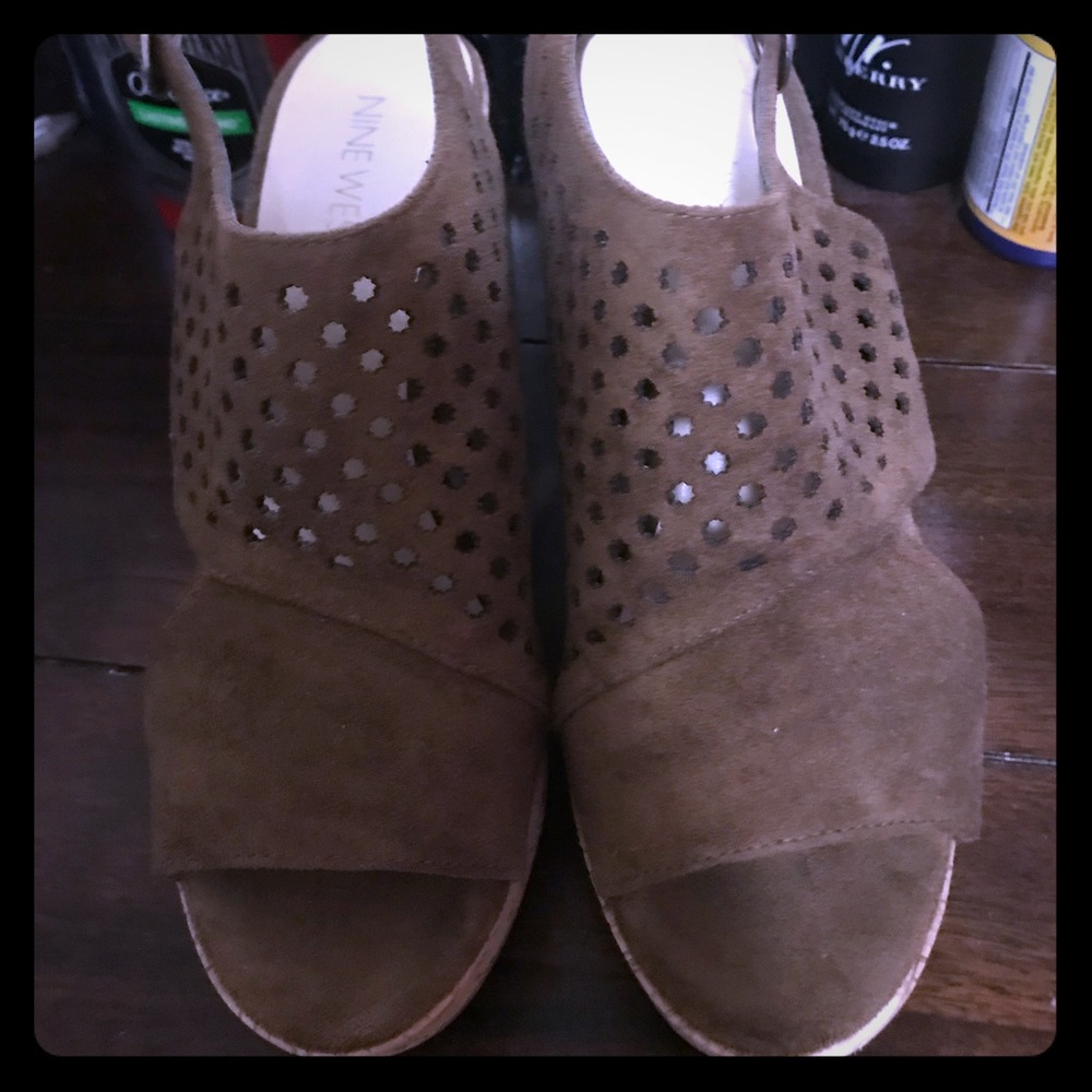 Nine West suede wedge